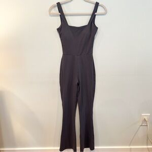NWT Thrive Elegant Black Athletic Open Back Jumpsuit | Size S